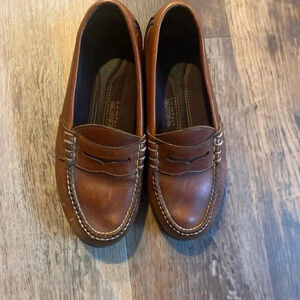 Rockport Men’s 8 Leather Comfort Brown Penny Loafers Slip on Shoes